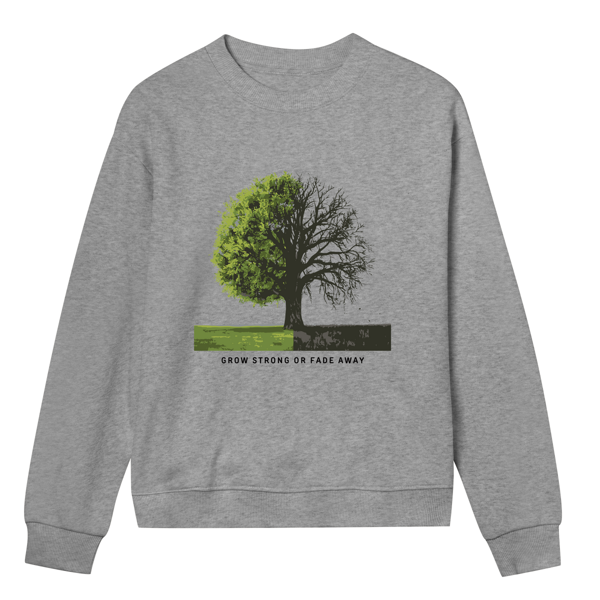 Half Alive, Half Faded - Express Yourself Sweatshirt - Grey melange women - Sweatshirts