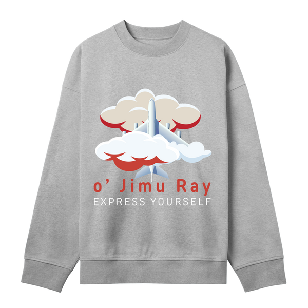 Cloud-Bound Comfort - Elevate Your Style - Grey melange men - Sweatshirts