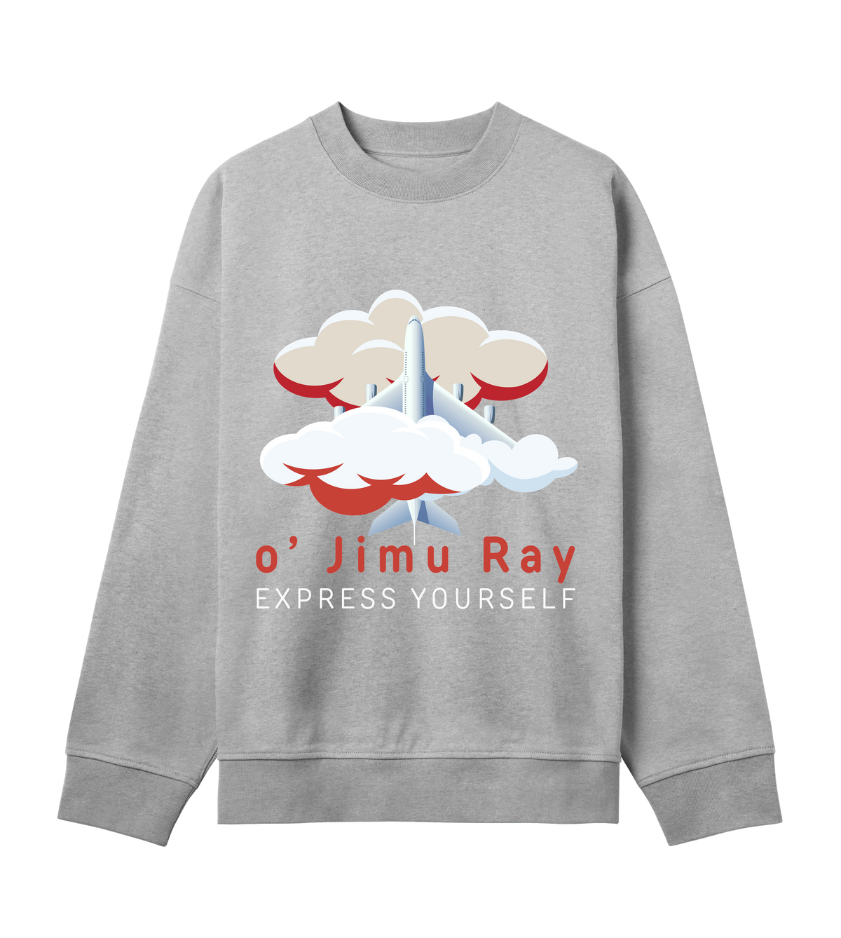 Cloud-Bound Comfort - Men's Boxy Sweatshirt - Grey melange men - Sweatshirts