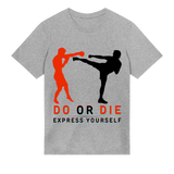 Do or Die - Bold Graphic T-Shirt - Grey melange men - T-shirts