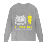 The Engineering Long Sleeve Tee - Grey melange men - Long Sleeve T-shirts