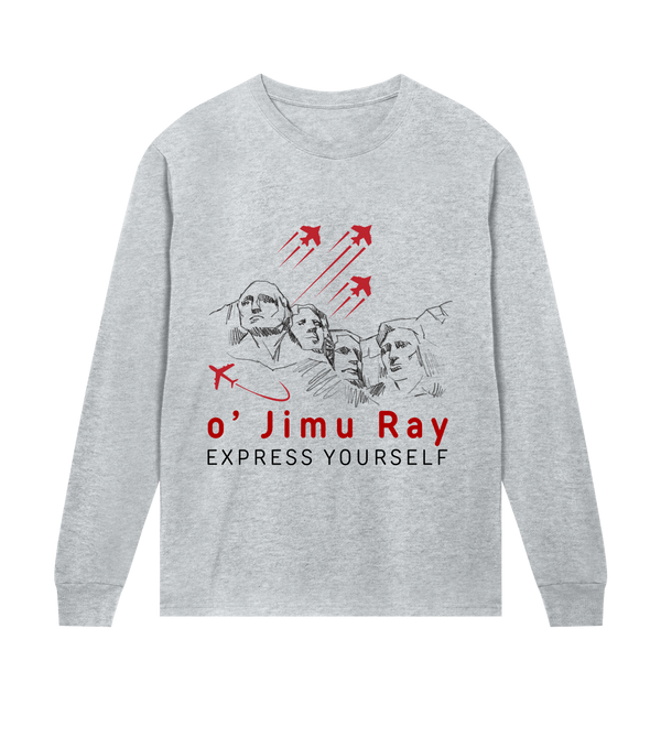 Sky High Spirit - o' Jimu Ray 4th July Special - Grey melange men - Long Sleeve T-shirts