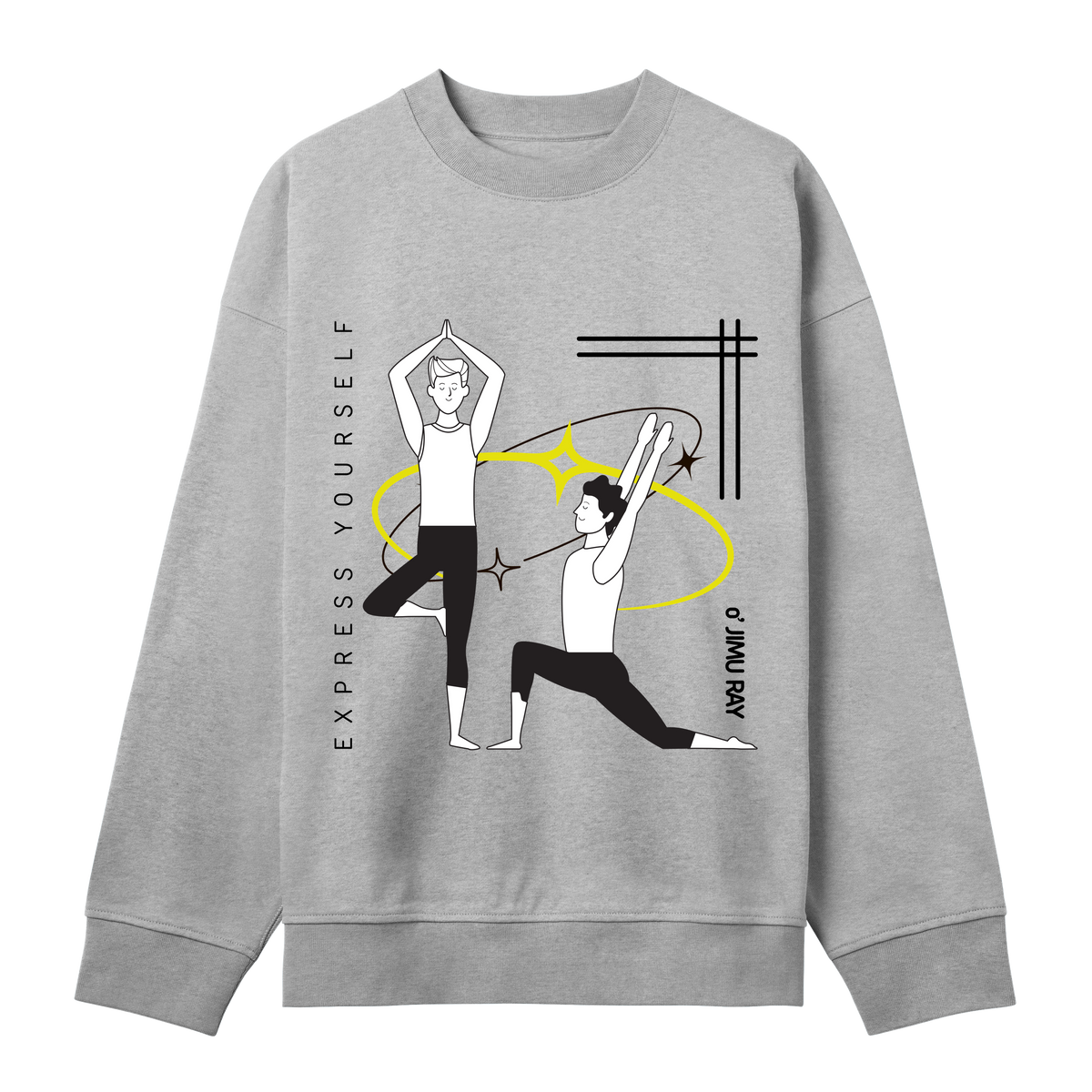 Yoga Harmony - Balance in Style - Grey melange men - Sweatshirts