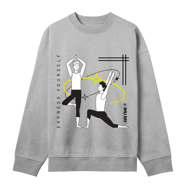 Yoga Harmony - Balance in Style - Grey melange men - Sweatshirts