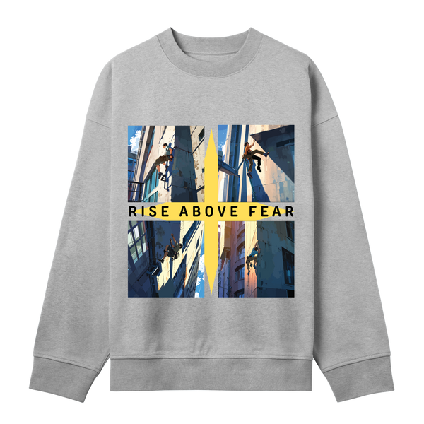 Scaling New Heights - Fearless Fashion - Grey melange men - Sweatshirts