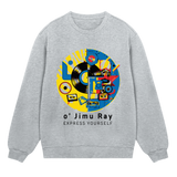 Music Memories - Bold Vinyl Design - Grey melange men - Sweatshirts