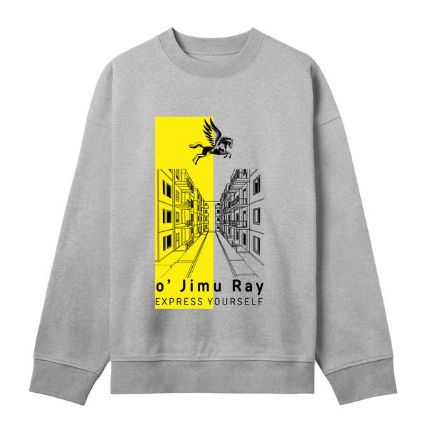 Mythical Wings - Bold & Urban - Grey melange men - Sweatshirts