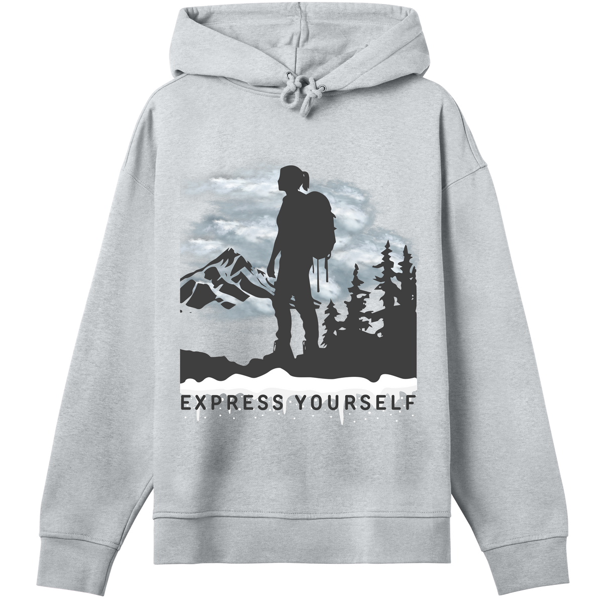 Journey in Style - Express Yourself - Grey melange women - Hoodies