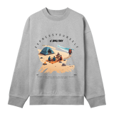 Camp Vibes - Express Yourself Outdoors - Grey melange men - Sweatshirts