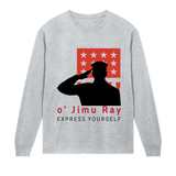 Pride In Every Stitch - o' Jimu Ray 4th July Special - Grey melange men - Long Sleeve T-shirts