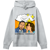 Express Yourself - Blah Blah Hoodie - Grey melange women - Hoodies