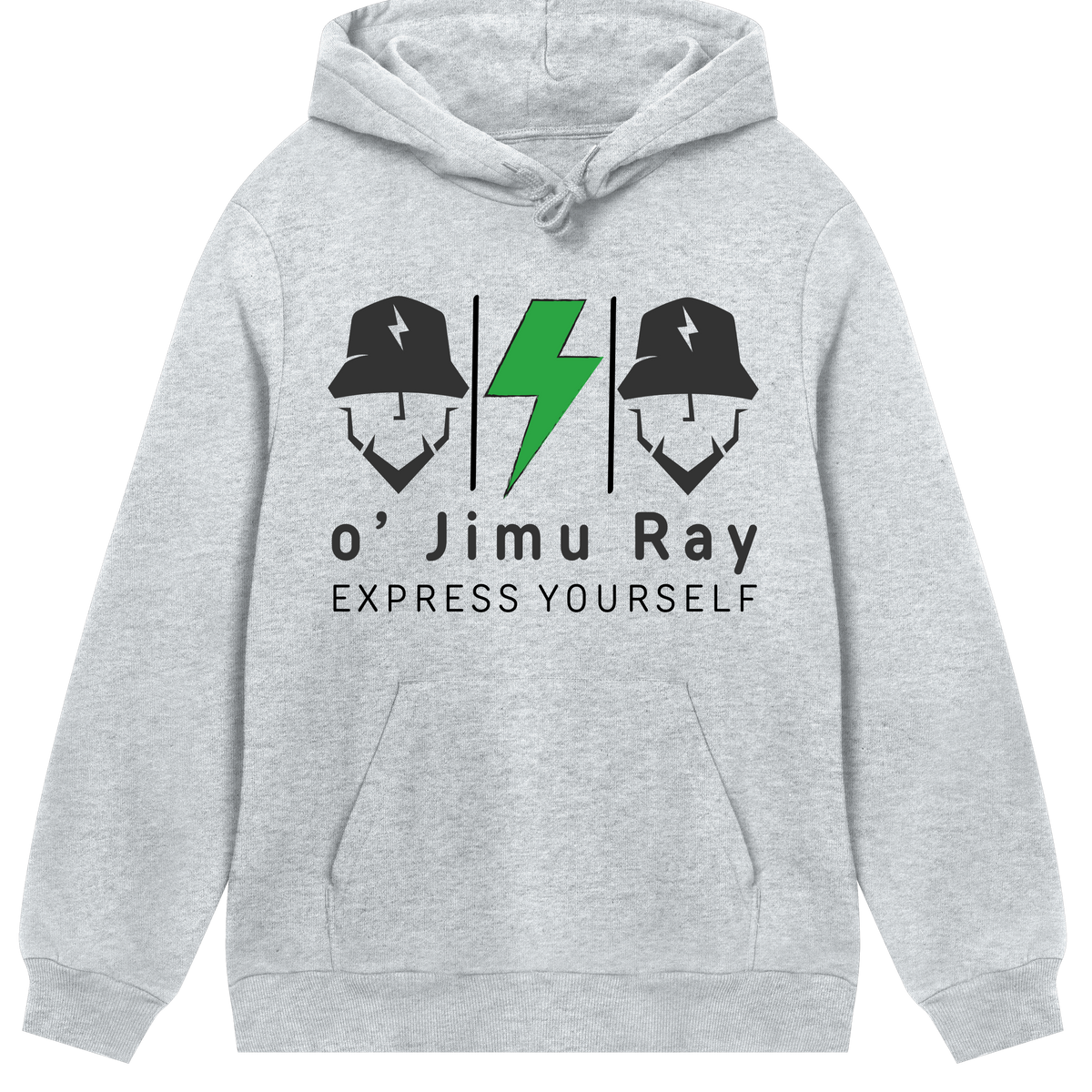 Lightning Bolt Heritage Hoodie - Grey melange men - Hoodies