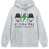 Lightning Bolt Heritage Hoodie - Grey melange men - Hoodies