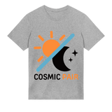 Cosmic Harmony - Sun and Moon T-Shirt - Grey melange men - T-shirts