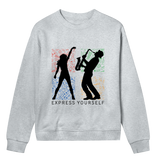 Colorful Crescendo - Musical Expression - Grey melange women - Sweatshirts