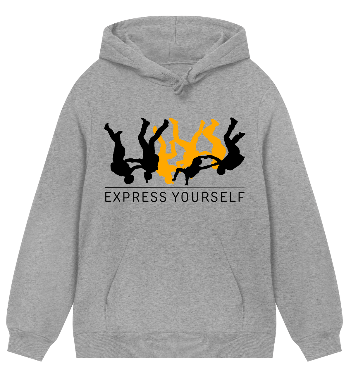 Art in Motion - Stylish Hoodie - Grey melange men - Hoodies