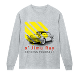 Retro Ride - Vintage Vibes Tee - Grey melange men - Long Sleeve T-shirts