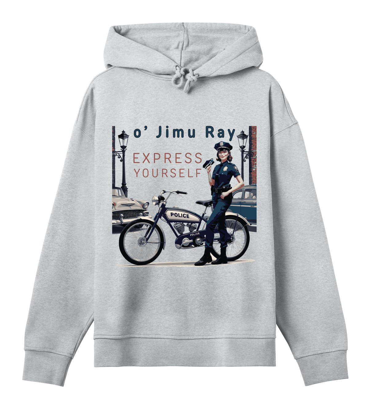 Retro Law & Style - Bold Hoodie - Grey melange women - Hoodies