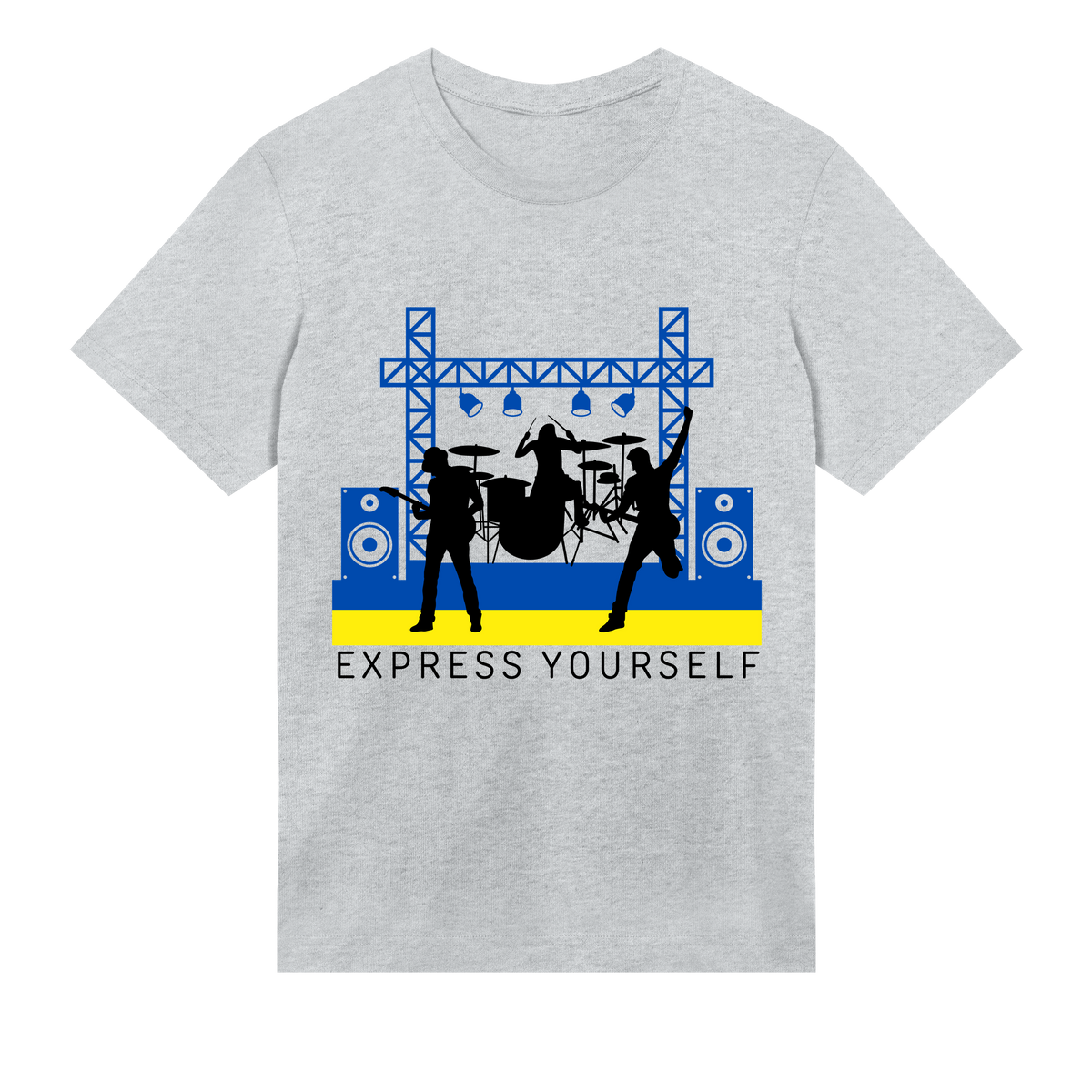 Rock the Night - Express Yourself - Grey melange men - T-shirts