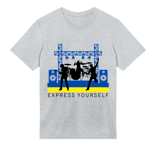 Rock the Night - Express Yourself - Grey melange men - T-shirts