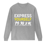 Redefine Fashion - Express Yourself in Style - Grey melange men - Long Sleeve T-shirts