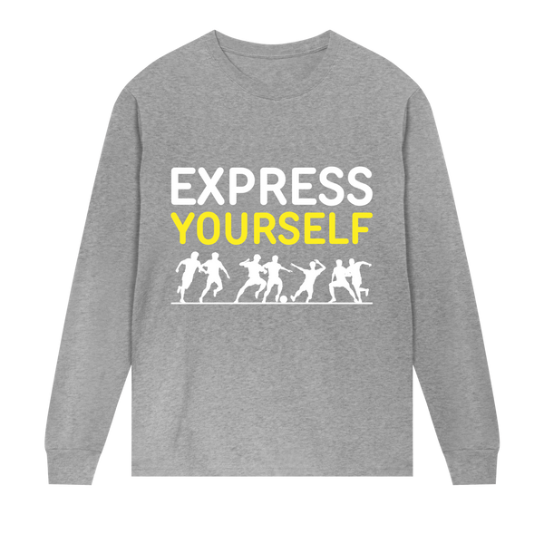 Redefine Fashion - Express Yourself in Style - Grey melange men - Long Sleeve T-shirts