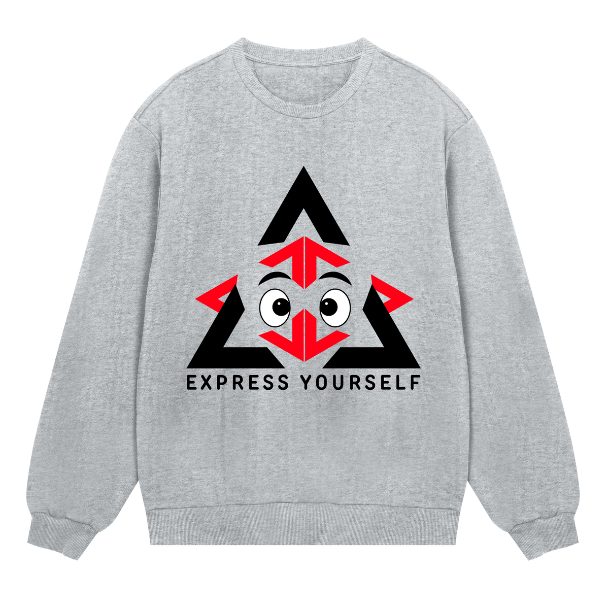 Bold Arrows Sweater - Grey melange men - Sweatshirts