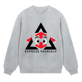 Bold Arrows Sweater - Grey melange men - Sweatshirts