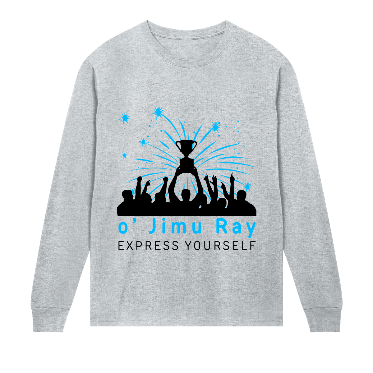 Celebrate Boldly - Fireworks Full Sleeve - Grey melange men - Long Sleeve T-shirts