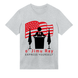 Iconic American Vibes - o' Jimu Ray 4th July Special - Grey melange men - T-shirts