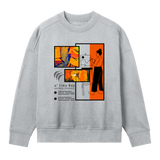 Canvas of Colors - Oversized Elegance - Grey melange women - Sweatshirts