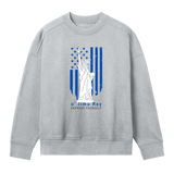 Patriot Spirit Women's Sweatshirt - o' Jimu Ray 4th July Special - Grey melange women - Sweatshirts