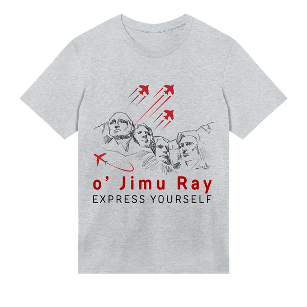 Monumental Flight - o' Jimu Ray 4th July Special - Grey melange men - T-shirts