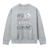 Express Happiness - Oversized Sweatshirt - Grey melange women - Sweatshirts