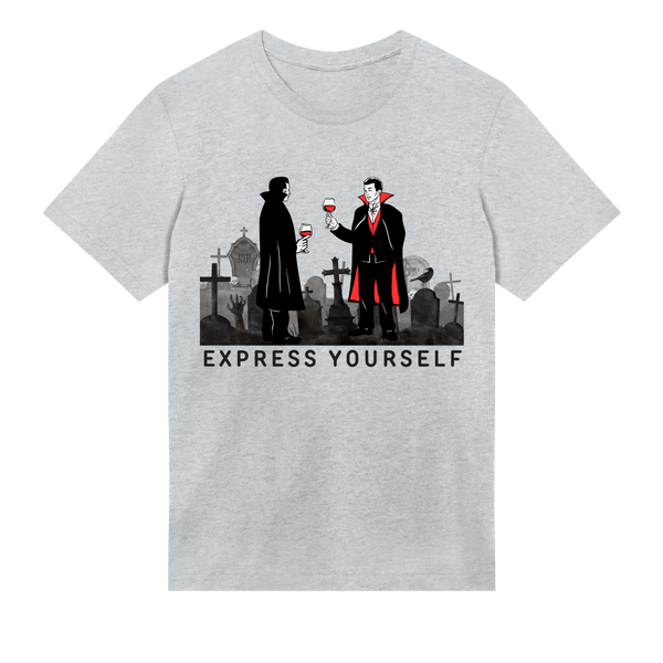 Raise a Glass with Vampires - Grey melange men - T-shirts