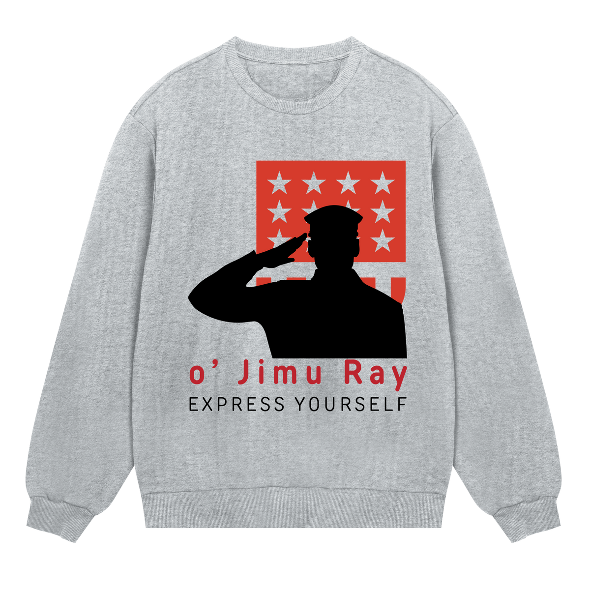 Bold Statements - Men’s 4th July Sweatshirt - Grey melange men - Sweatshirts