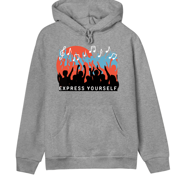 Music in Motion - Contemporary Hoodie - Grey melange women - Hoodies