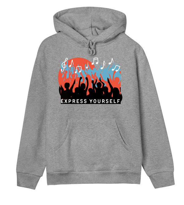 Music in Motion - Contemporary Hoodie - Grey melange women - Hoodies
