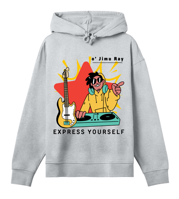 DJ Delight - Expressive Hoodie - Grey melange women - Hoodies