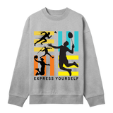 Energetic Play Boxy Hoodie - Grey melange men - Sweatshirts