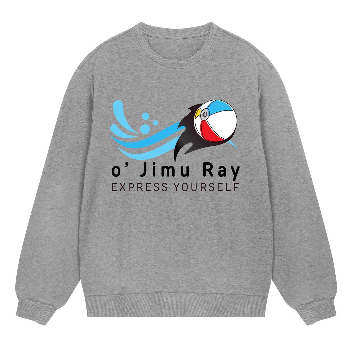 Splash of Fun - Beach Ball Sweatshirt - Grey melange men - Sweatshirts