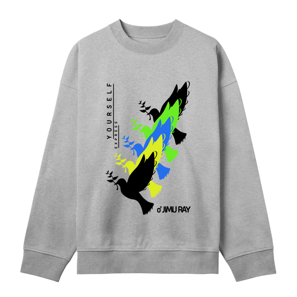 Wings of Freedom - Bold & Bright - Grey melange men - Sweatshirts