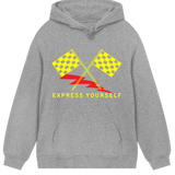 Lightning Bolt Power Hoodie - Grey melange men - Hoodies