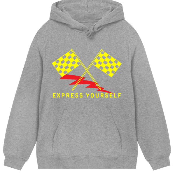 Lightning Bolt Power Hoodie - Grey melange men - Hoodies