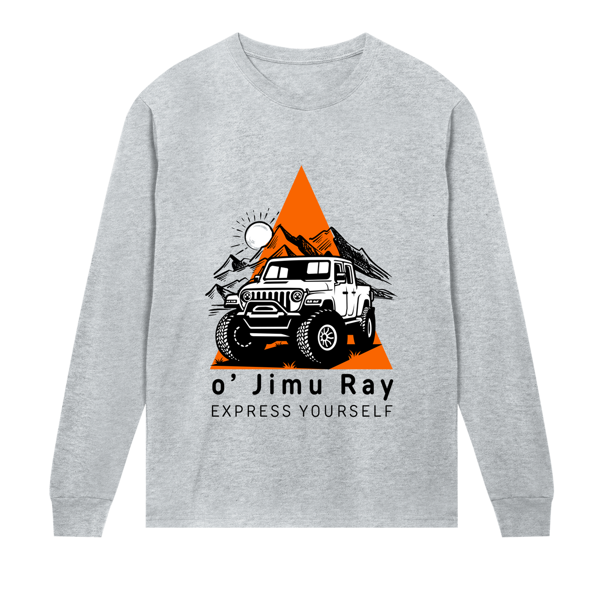 Off-Road Odyssey - Express Yourself - Grey melange men - Long Sleeve T-shirts