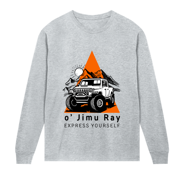 Off-Road Odyssey - Express Yourself - Grey melange men - Long Sleeve T-shirts