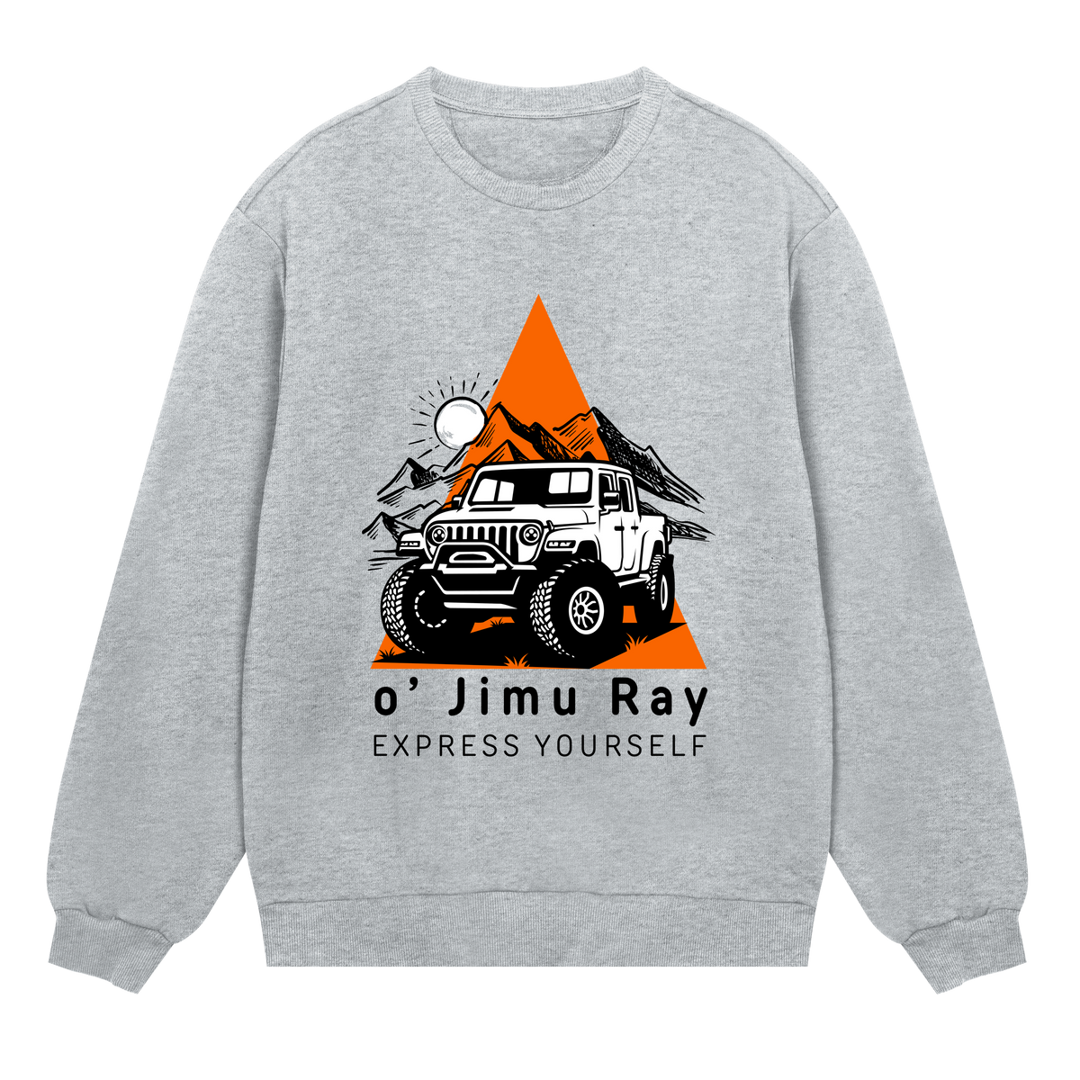 Mountain Conqueror - Stylish Sweatshirt - Grey melange men - Sweatshirts