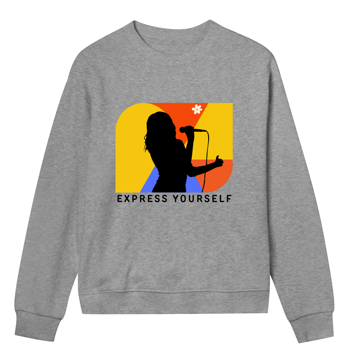 Chic Comfort - Stand Out in Style - Grey melange women - Sweatshirts