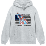 Liberty in Style - o' Jimu Ray 4th July Special - Grey melange men - Hoodies