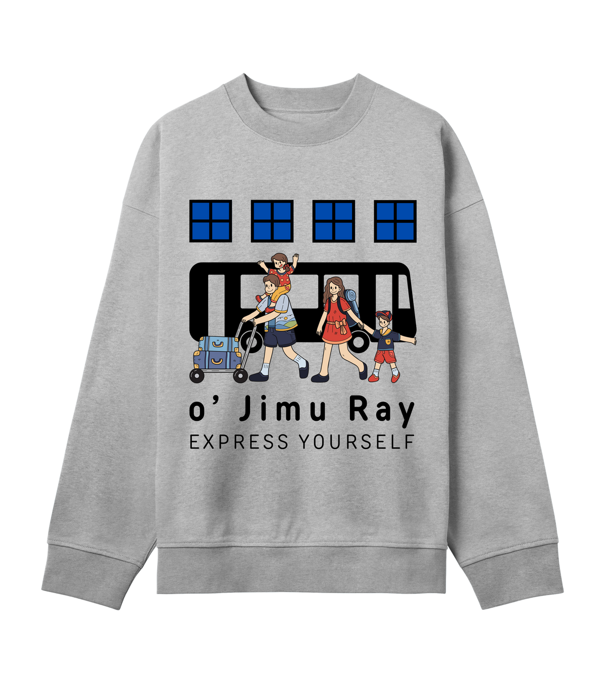 Voyage in Style - The Adventure Sweatshirt - Grey melange men - Sweatshirts